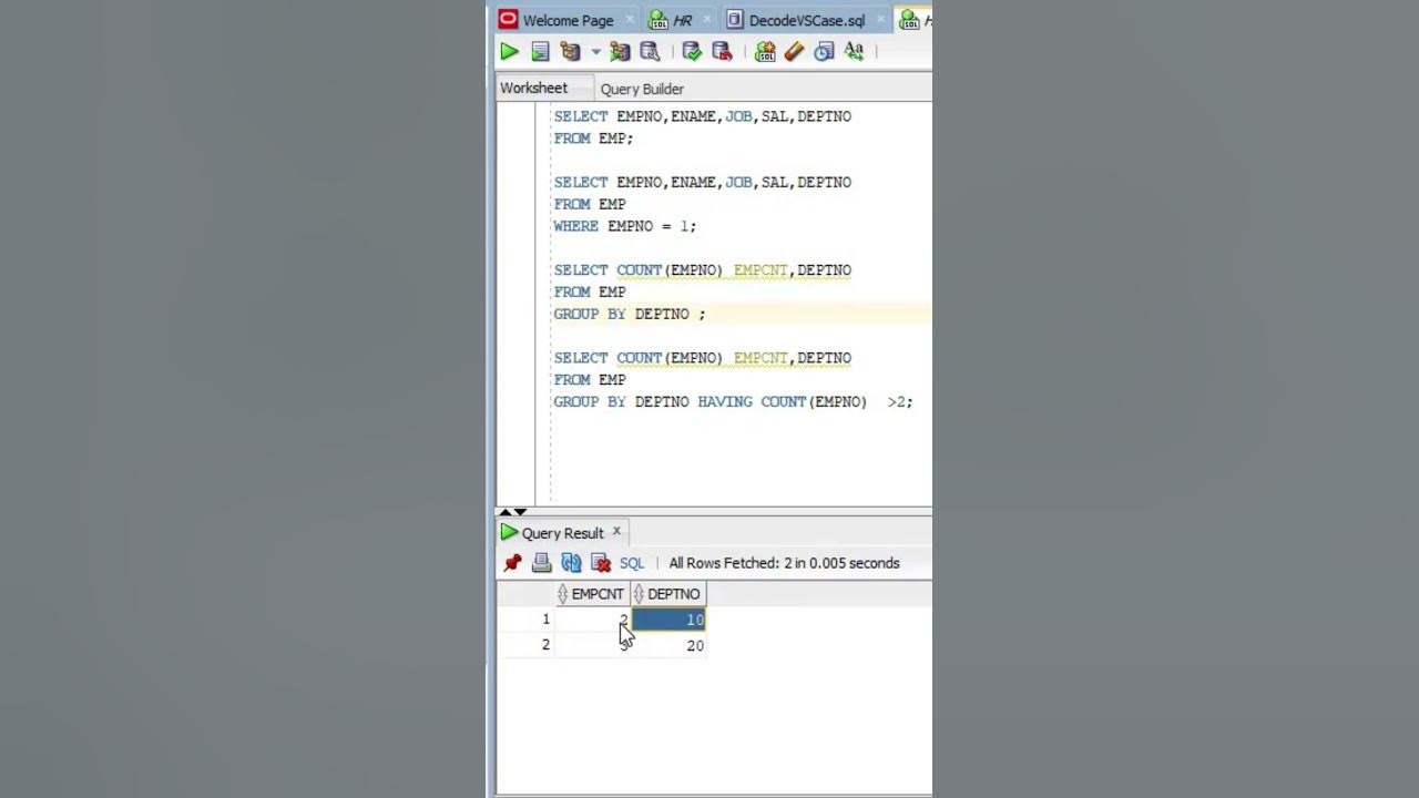 How to write SQL query using Where Condition,Group By and Having Clause ...