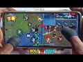 POCO X3 PRO : HANDCAM 💔 SOLO VS SQUAD FREE FIRE GAMEPLAY