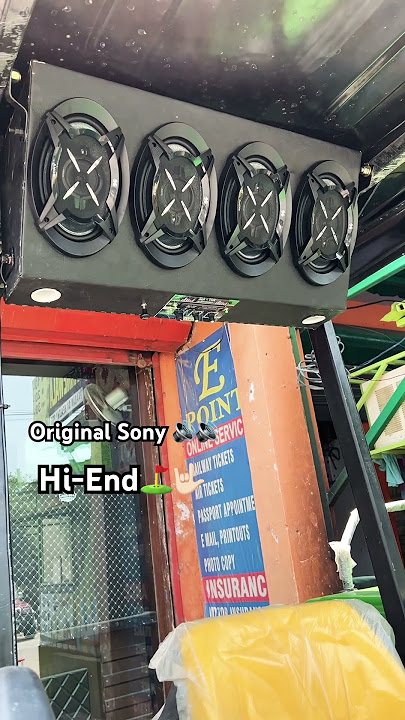 Original Sony oval system 🔊🔊🚀 #tractormusicsystem #hi_end_music_system #speaker #shortsmusic