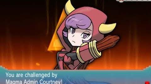 Pokémon Omega Ruby - Courtney Battle (Mt. Pyre)