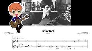 Michel - Gentil Montaña (Pasillo) Guitar Quartet | Sheet Music