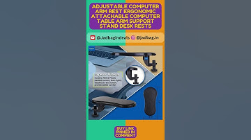 Adjustable Computer Arm Rest Ergonomic Attachable Computer Table Arm Support #shorts #youtubeshorts