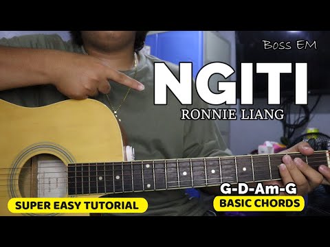 Ngiti - Ronnie Liang (Super Easy Chords) | Strumming Version | Guitar tutorial l Basic Chords