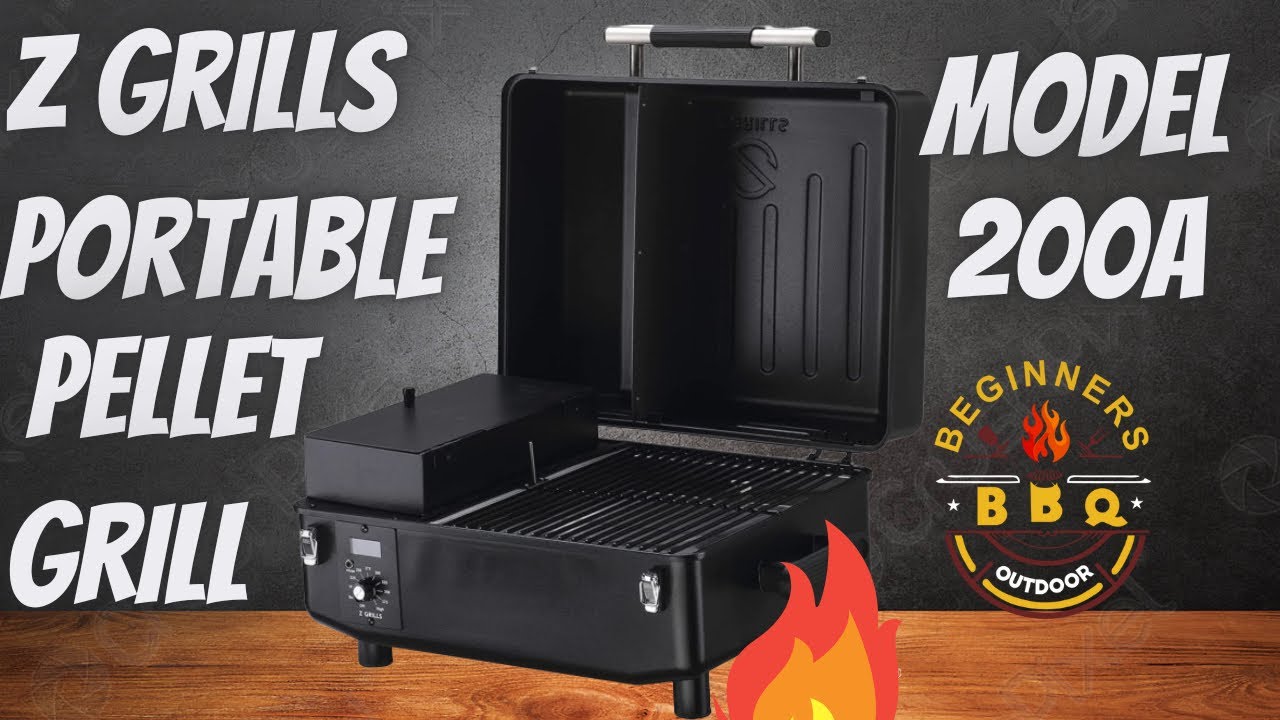 Z GRILLS ZPG-200A Portable Pellet Grill & Electric Smoker