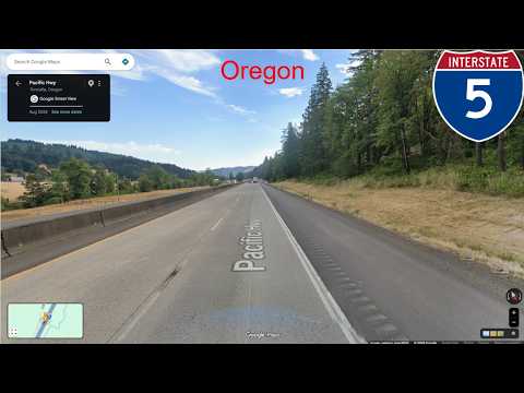 Interstate 5 - Oregon southbound