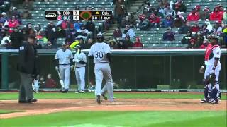 2012/04/11 De Aza's two-run homer