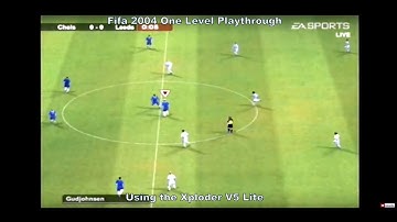 Fifa 2004 Chelsea Vs Leeds One Level Playthrough using the Xploder V5 Lite for Ps2 :D #Sony #Ps2