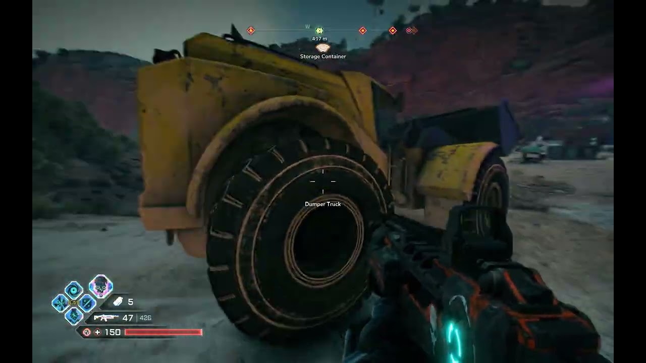 RAGE 2 - Broken Tract - Road Choker - Bridge Block - (Ark Chest, Datapad, Storage Container)