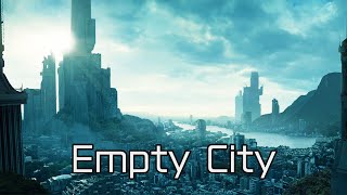 Video thumbnail of "Chill Cyberpunk Synthwave - Empty City // Royalty Free No Copyright Background Music"