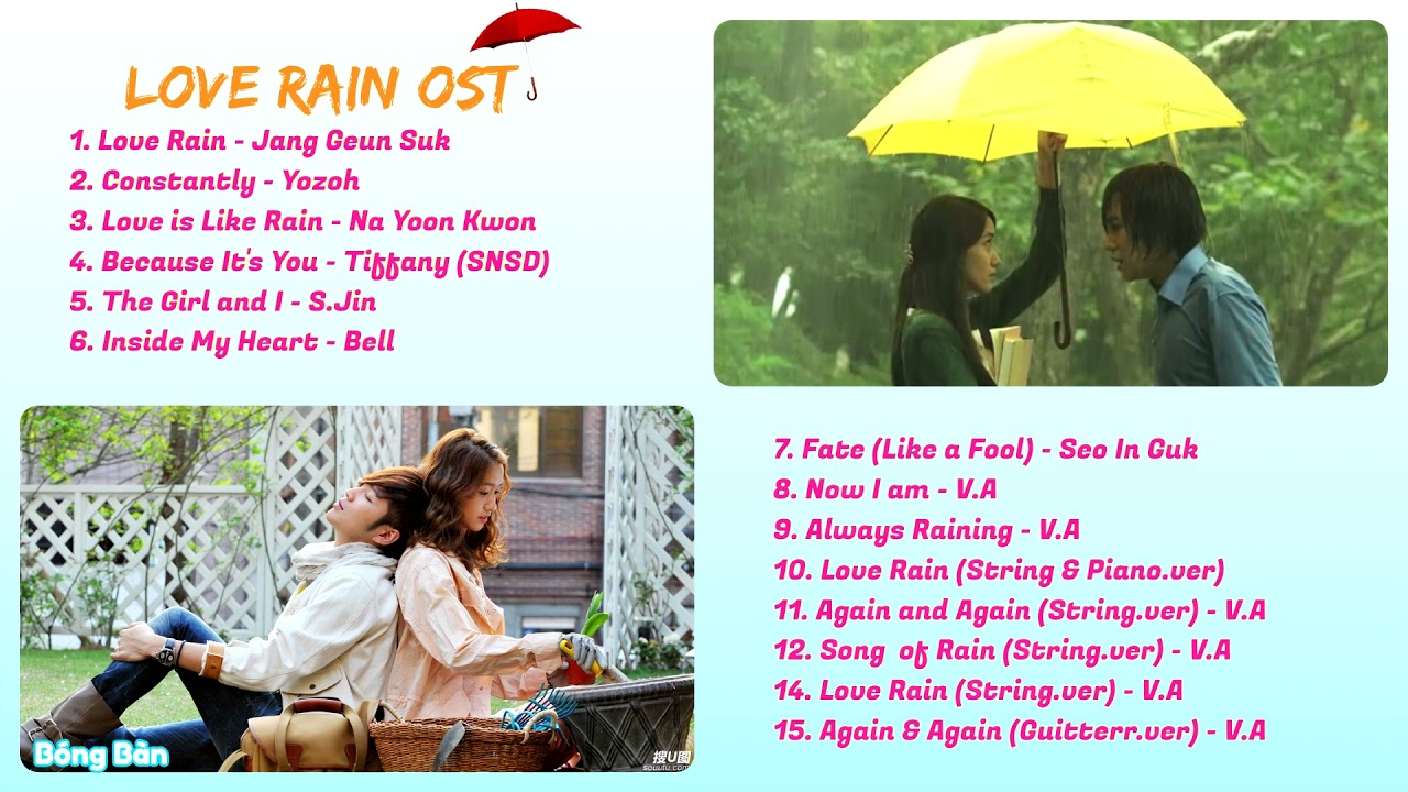 LOVE RAIN OST Full Album Best Korean Drama OST Part 15 YouTube LOVE RAIN OST Full Album Best Korean Drama OST Part 15 YouTube