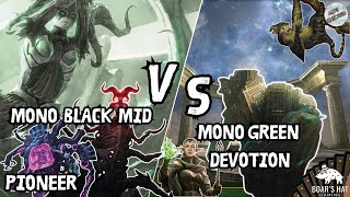 Mono Black Midrange VS Mono Green Devotion [MTG Pioneer]