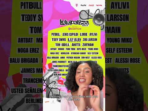 OMG It’s Official 😭✨ essence at Lollapalooza Berlin 2026 🎶💖