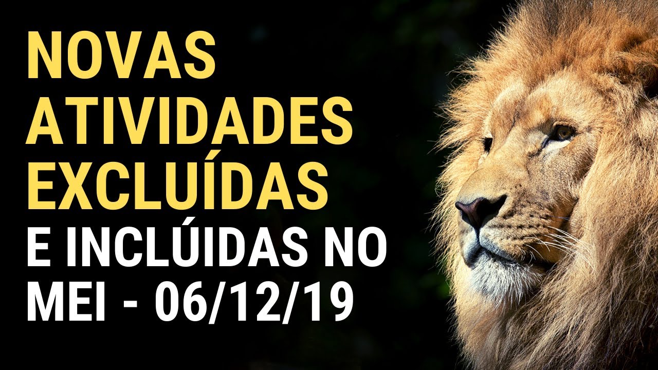 URGENTE NOVAS ATIVIDADES EXCLU DAS DO MEI 06 12 2019 YouTube urgente-novas-atividades-exclu-das-do-mei-06-12-2019-youtube