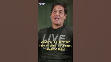 MARK CUBAN | NOW IS THE RIGHT TIME TO START A BUSINESS | SUCCESS STORIES SERIES