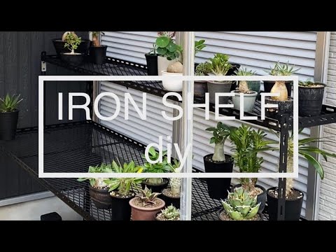 DIY 植物棚 自作の植物棚周りをアップデート🛠️ 個人的には#植物育成ライト