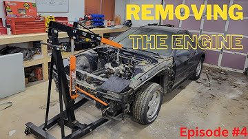 Finally pulling the engine out of my FC RX7 for a rebuild