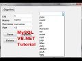 MySQL VB.NET Tutorial 9 : How to Link Combobox with Database values