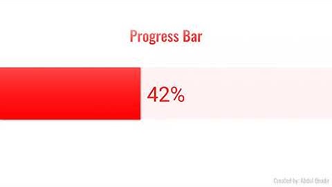 Progress Bar Animation