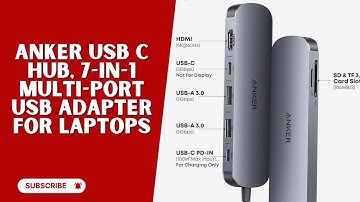 Anker USB C Hub 7-in-1 with 4K@60 HDMI, 85W PD & SD/TF Reader