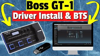 Boss GT-1 Tutorial | How To Install PC Driver & Boss Tone Studio screenshot 4