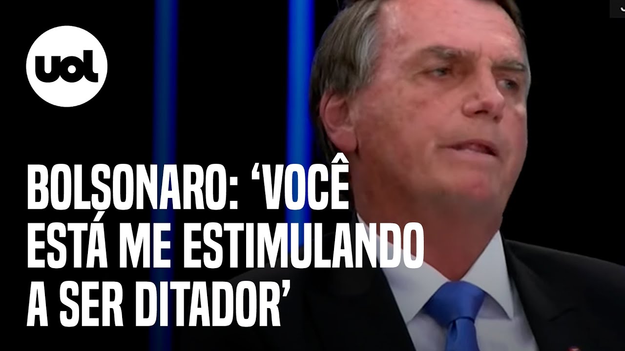 Bolsonaro na Globo: Presidente diz que Bonner o estimula a ser ditador após pergunta sobre Centrão