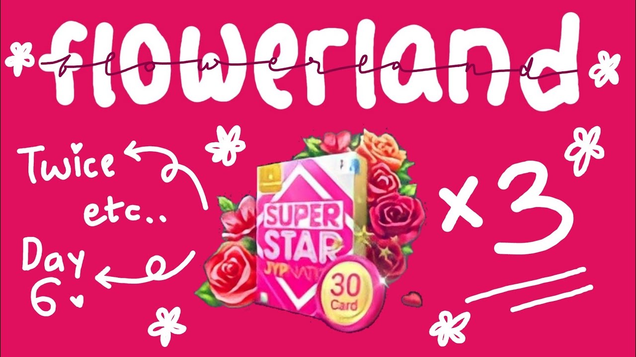 buying ‘le in flowerland’ packages — superstar jypnation 💐 YouTube