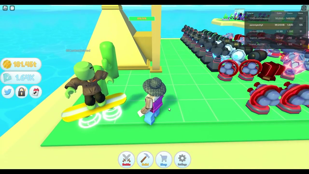 Roblox - Defense Island by TBlox Studios - part 8 - trying to get to top gun