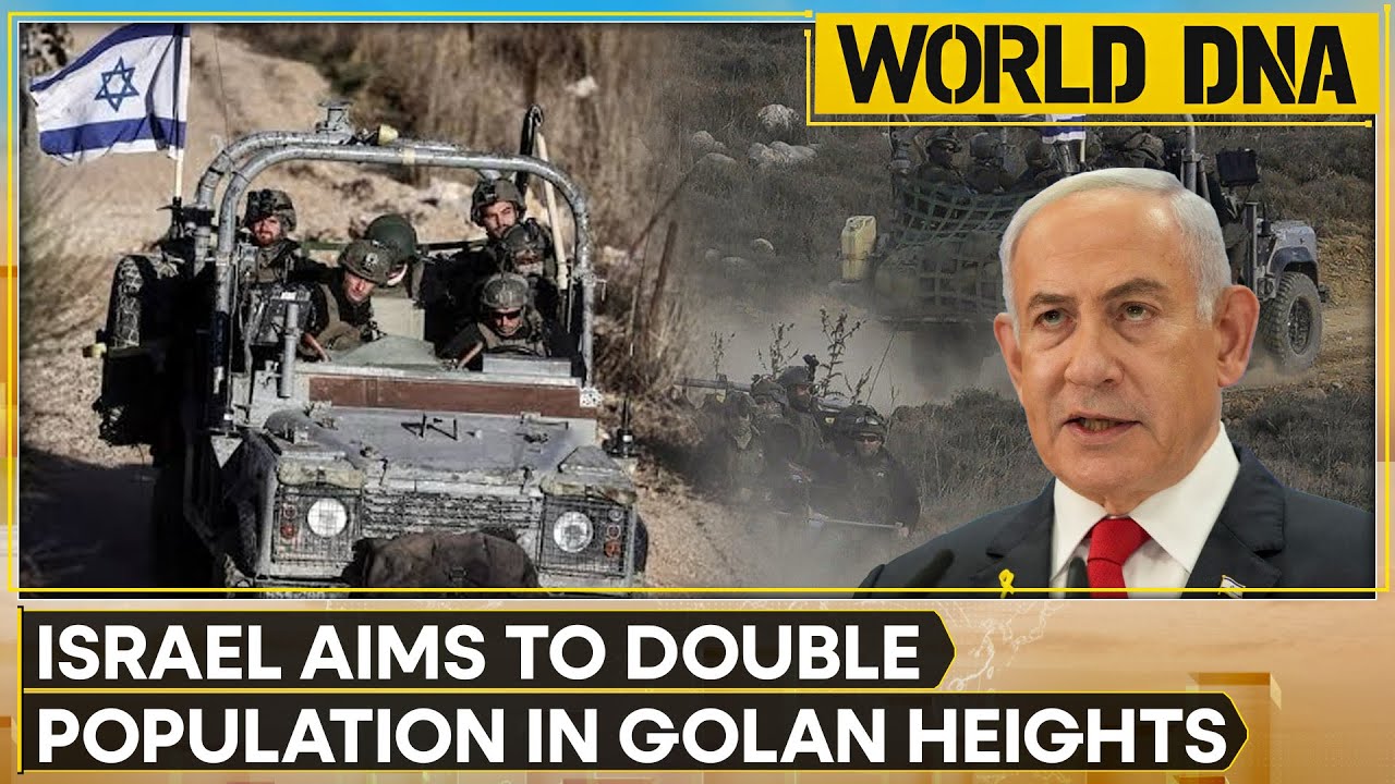 Syria-Israel: Israel Aims To Double Population In Golan Heights | World DNA Live | World News |WION Syria-Israel: Israel Aims To Double Population In Golan Heights | World DNA Live | World News |WION