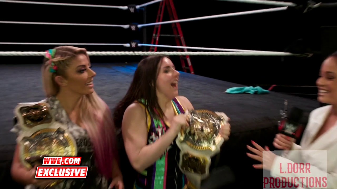 Alexa Bliss & Nikki Cross celebrate WrestleMania Victory YouTube