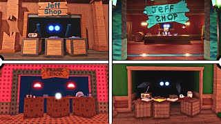 Roblox DOORS - Jeff Shop VS 11 Different JEFF SHOPS