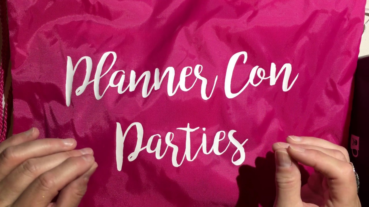 SLC Plannercon Parties Swag & Goodies Haul