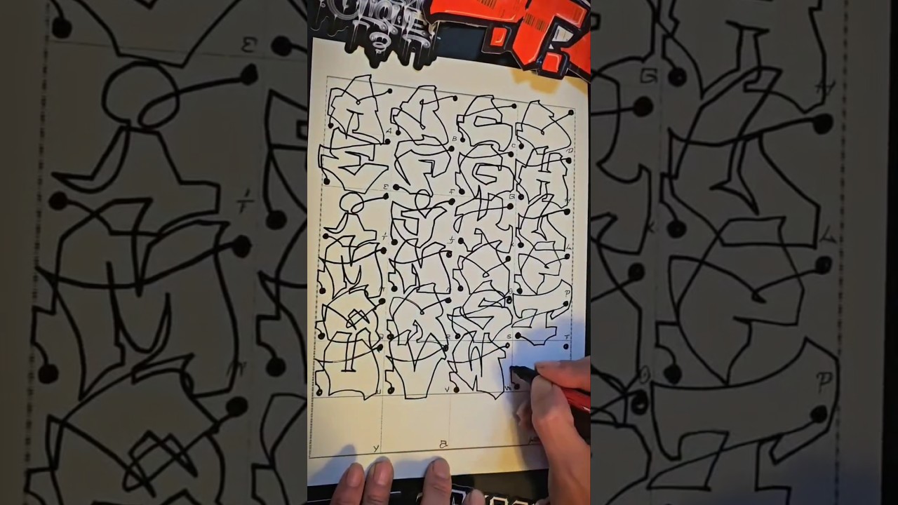 GRAFFITI ALPHABET ONE-LINERS 😯 