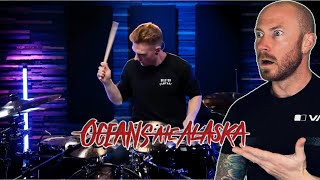 Drummer Reacts To - The Iconic Drumming “Hansha” | Oceans Ate Alaska Song Isolated Drums