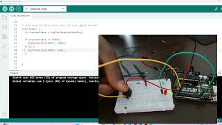 Turn On and Off an LED using Pushbutton - Two methods