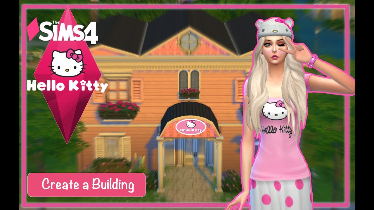 The Sims 4 Hello Kitty House Speed Build Youtube