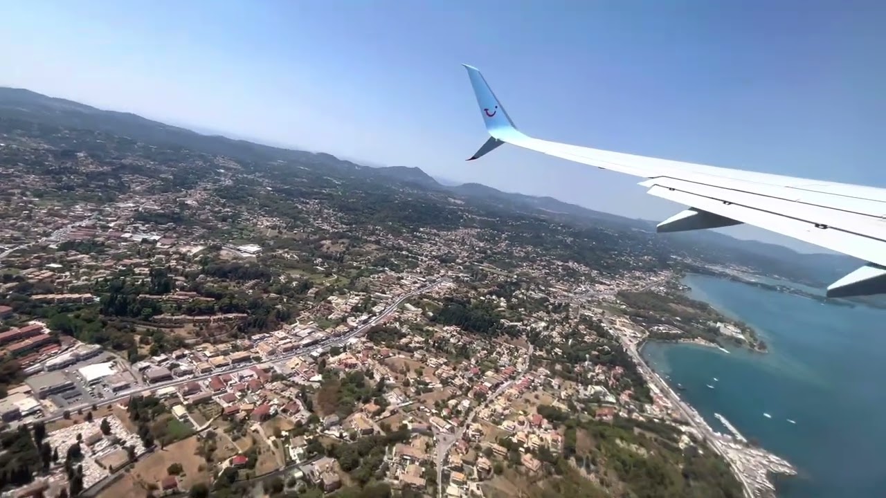 Tui Take-off from Corfu airport, 4/8/2022