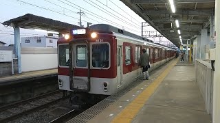 近鉄8600系X51編成の普通京都行き 寺田駅
