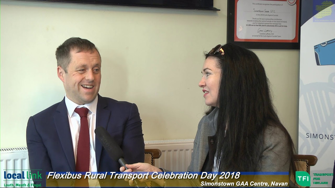 Thomas Byrne TD talks about Local Link Louth Meath & Fingal to Marian Shanley, Irishwebtv com