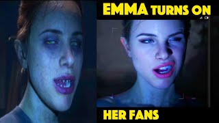 Emma Turns On Her Fans + Some Fun Rarely seen Extra Scenes -  THE QUARRY