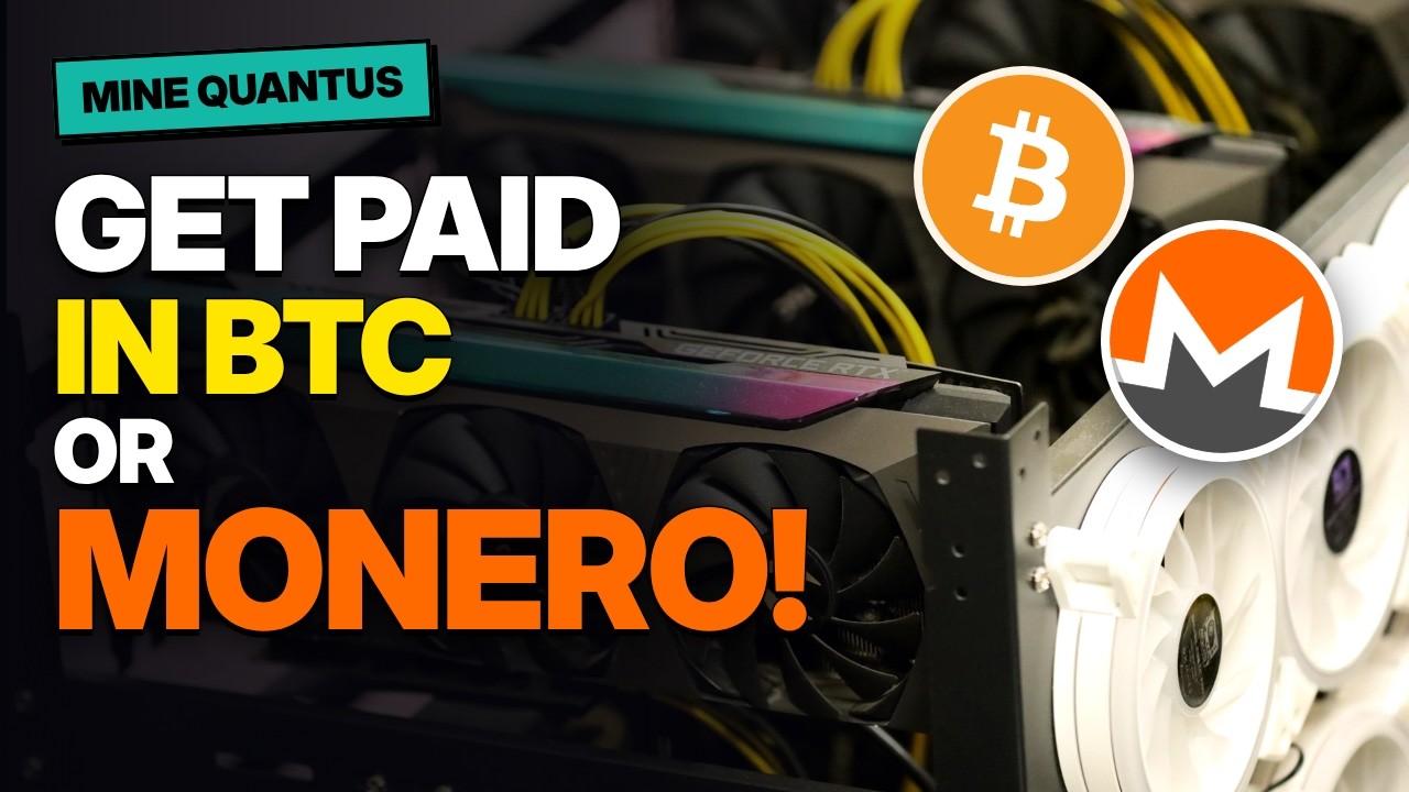 How to Mine Quantus into BITCOIN (BTC) or MONERO (XMR)!
