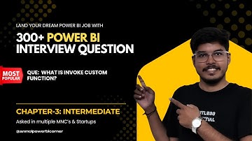 What is Invoke Custom Function | Q58 | 300 Power BI Interview Questions with Answers
