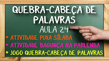 Como escreve a palavra quebra?