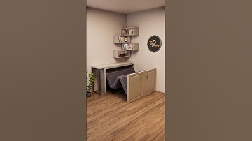 Insane Space-Saving Furniture You’ve Never Seen! #shorts #trending #smartfurniture #geniusinvention