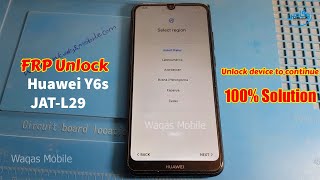 Huawei Y6s JAT-L29 EMUI 9.1 FRP Bypass / Reset Google Account Lock Without Box Free by waqas mobile Huawei Y6s JAT-L29 EMUI 9.1 FRP Bypass / Reset Google Account Lock Without Box Free by waqas mobile