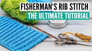 How to knit the fisherman's rib  The ultimate tutorial [how to decrease, fix mistakes, etc]