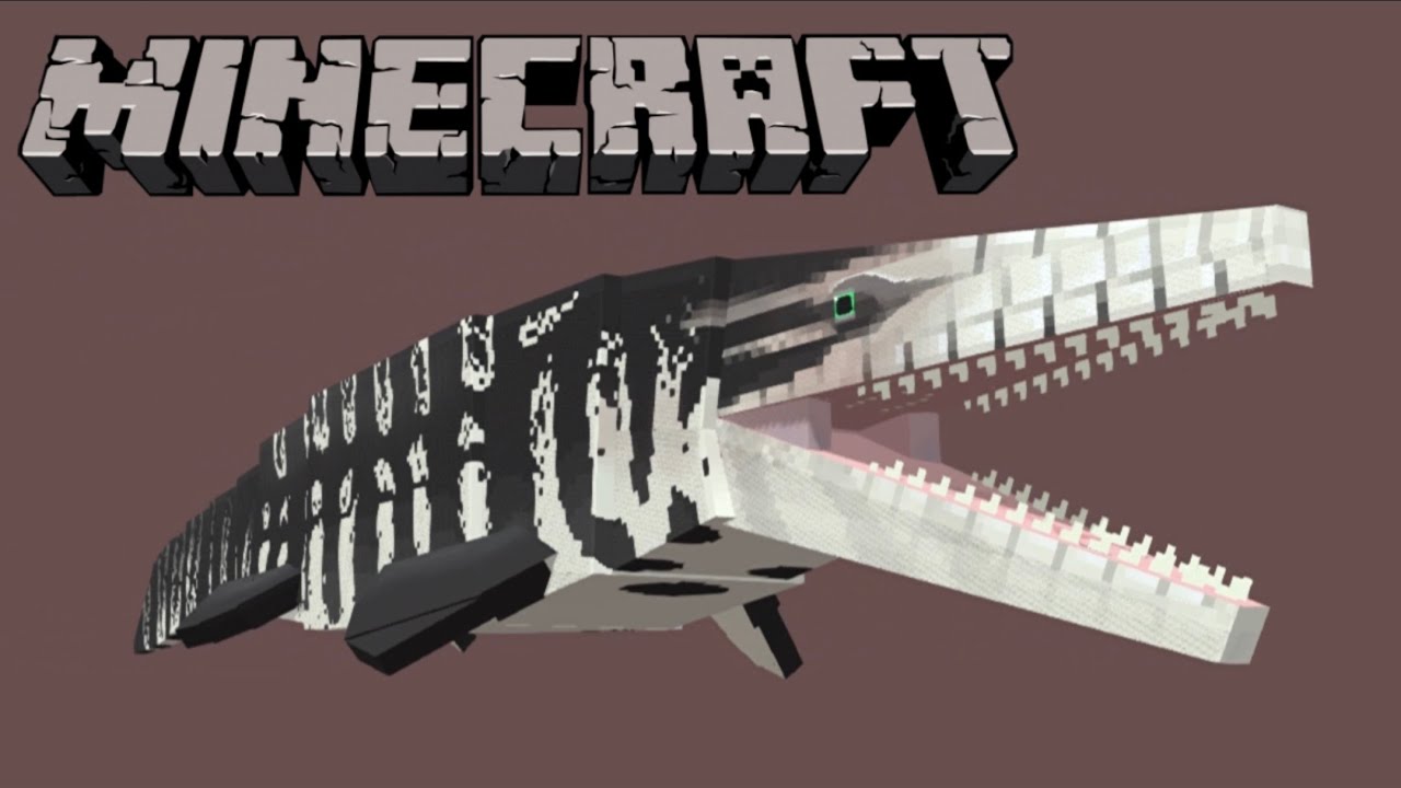 【Minecraft BE】TYLOSAURUS - model & animation showcase (Dinosaur Kingdom addon)