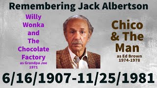 Remembering actor Jack Albertson on his birthday. 6/16/1907-11/25/1981