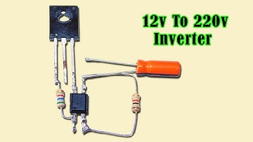 12v to 220v Inverter Circuit Using Optocoupler | Very Easy