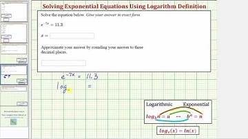 Ex: Solve a Basic Exponential Equation with Base e Using Logarithm Defintion