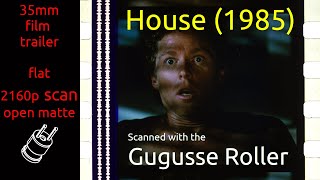 House (1985) 35mm film trailer, flat open matte, 2160p